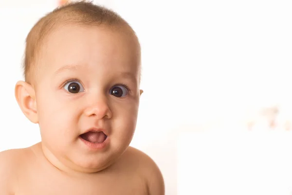 Porträtt av en fin baby — Stockfoto