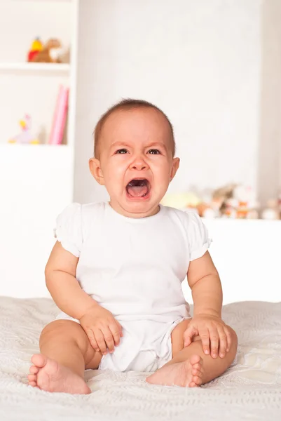 泣いている赤ん坊の肖像画 — ストック写真