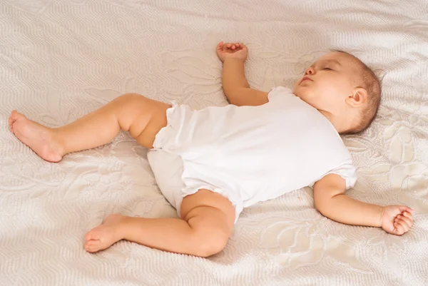 Szép baba alszik — Stock Fotó