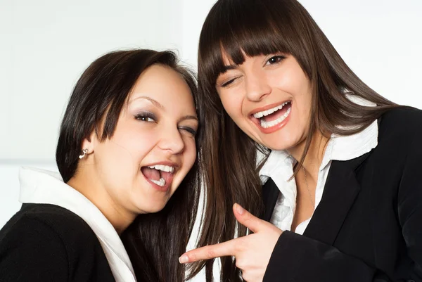 Dos mujeres de negocios agradables —  Fotos de Stock