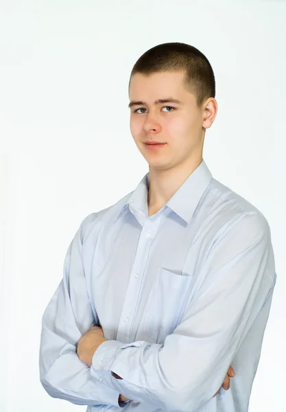 Young guy smiling — Stock Photo, Image