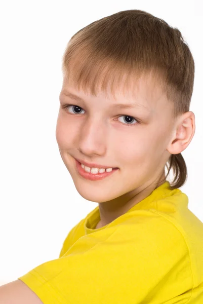 Young boy smiling — Stock Photo, Image