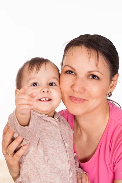 Mutter und ein Baby — Stockfoto