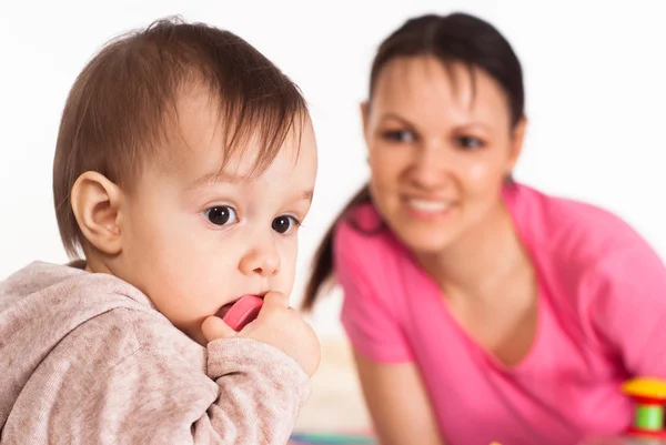 Mom and a baby — Stock Photo, Image