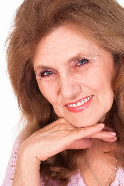 Güzel yaşlı kadın — Stok fotoğraf