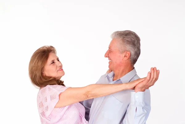 stock image Happy elderly couple