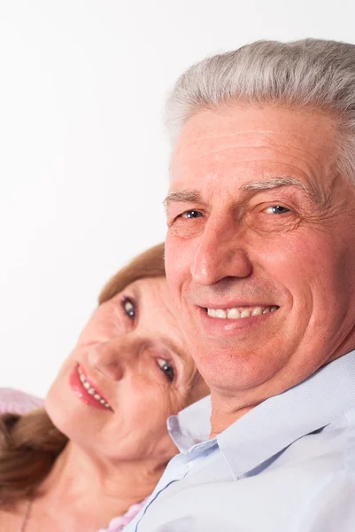 Счастливая пожилая пара — стоковое фото