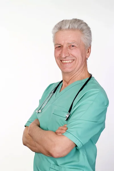 Doctor on white — Stock Photo, Image