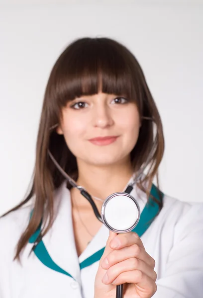 Piękne pielęgniarki stałego — Zdjęcie stockowe