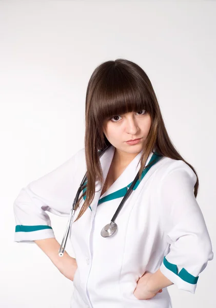 Bella infermiera in piedi — Foto Stock