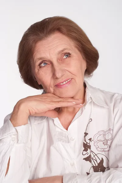 Όμορφη ηλικιωμένη γυναίκα — Φωτογραφία Αρχείου