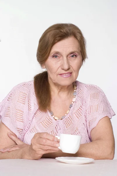 Miła starsza kobieta — Zdjęcie stockowe