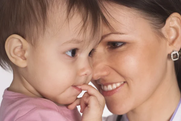 Nurse with a baby — Stock Photo, Image