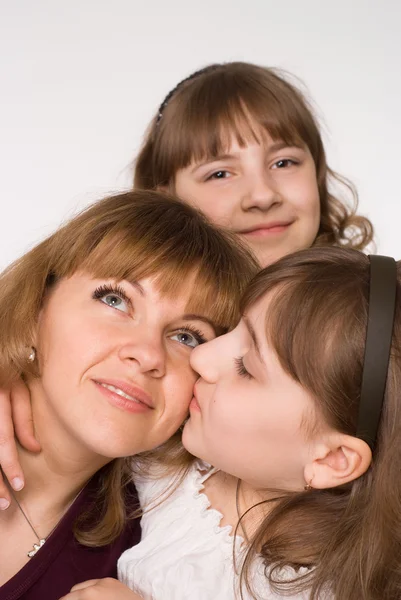 Mama z córkami — Zdjęcie stockowe