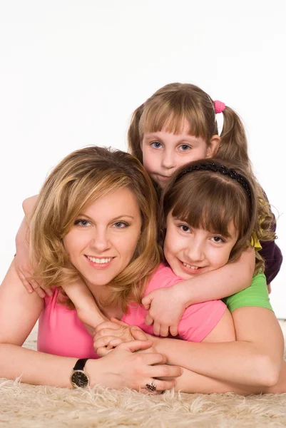 Çocukları ile anne — Stok fotoğraf