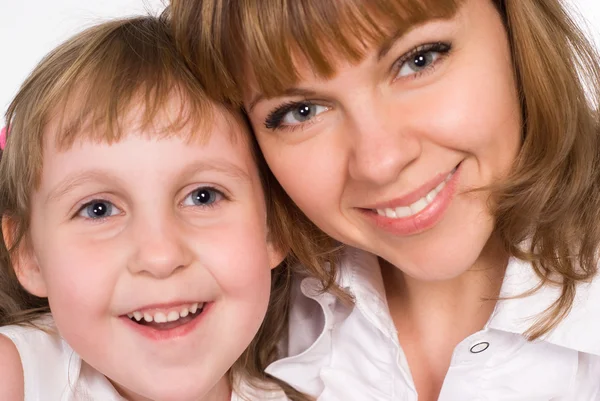 Niza mamá y su hija — Foto de Stock