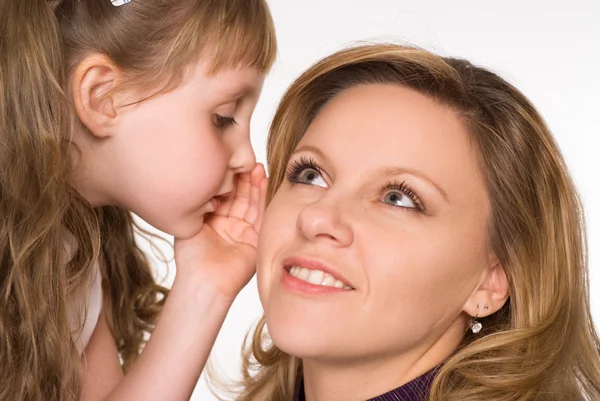 Nice mom and daughter — Stock Photo, Image