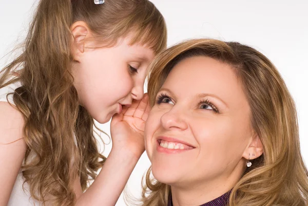 Nice mom and daughter — Stock Photo, Image