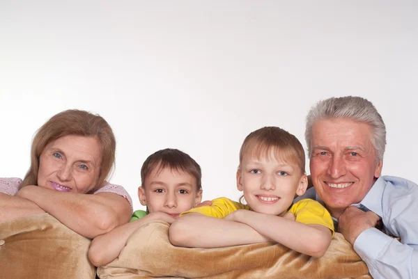 stock image Grandparents and grandsons