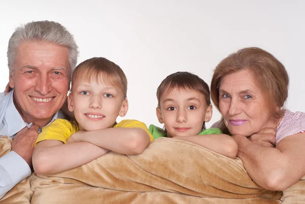 Grandparents and grandsons — Stock Photo, Image