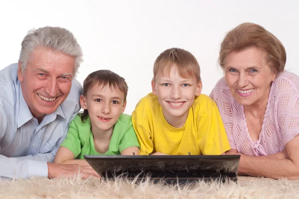 Dziadków i wnuków — Zdjęcie stockowe