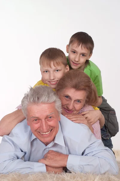祖父母と孫 — ストック写真