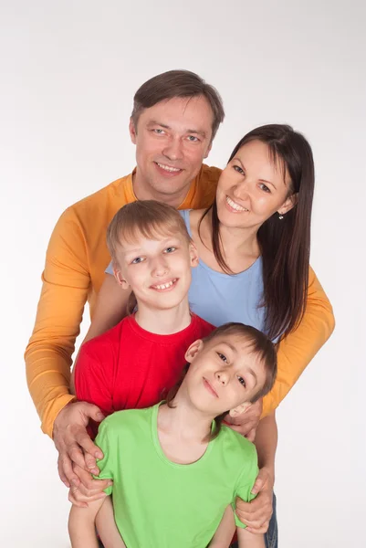 Porträt einer wunderbaren Familie — Stockfoto