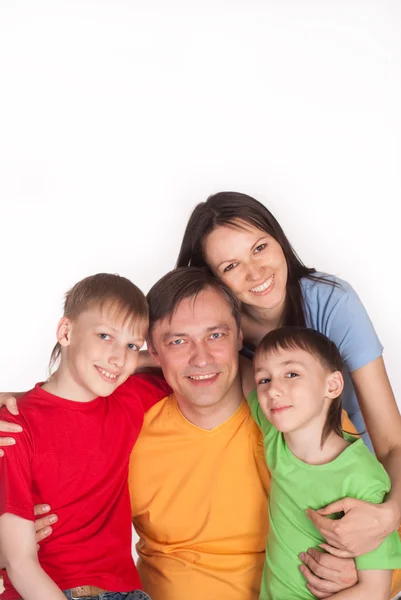 Portrait of a wonderful family — Stock Photo, Image