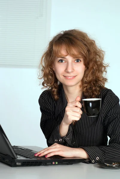 Coffee at work — Stock Photo, Image