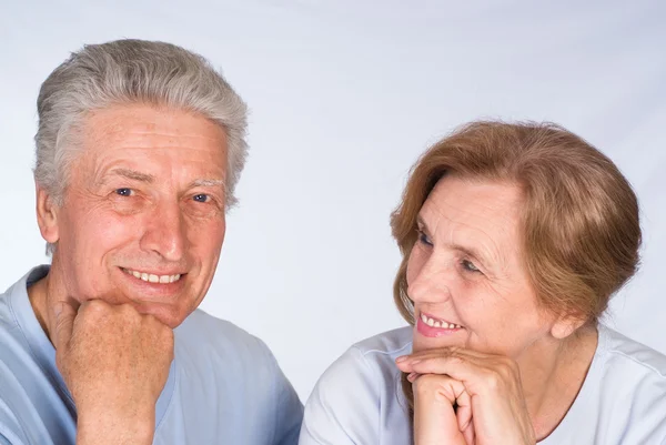 Carino coppia di anziani — Foto Stock