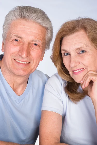 Söt äldre par — Stockfoto