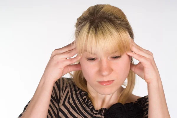 表示の頭の痛み — ストック写真