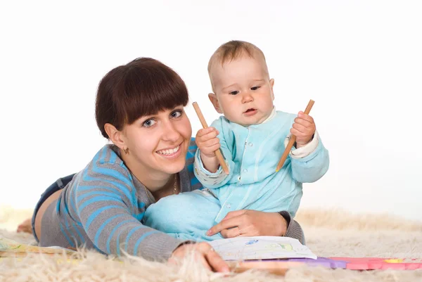 Mom and her child — Stock Photo, Image