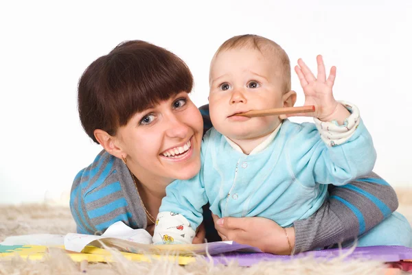 Mom and her child — Stock Photo, Image