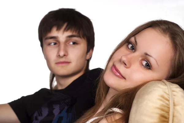 Boy and a girl — Stock Photo, Image