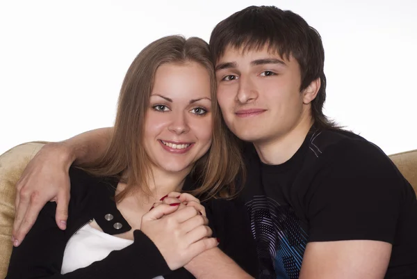 Boldog fiatal pár — Stock Fotó