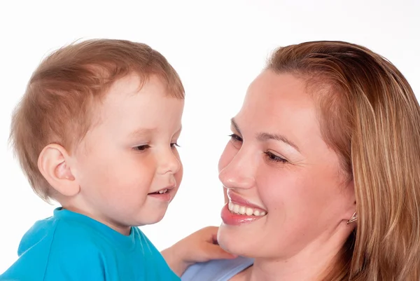 Mom with her son — Stock Photo, Image