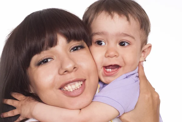 Happy mom and child — Stock Photo, Image