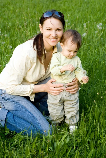 Máma a dítě — Stock fotografie