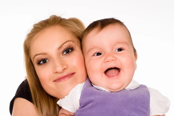 Mom and little daughter — Stock Photo, Image