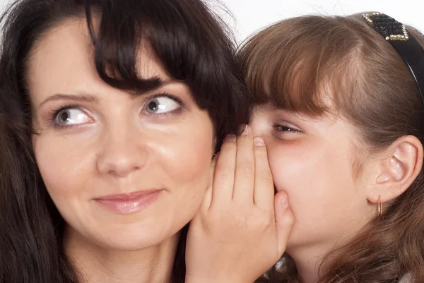 Mom with her daughter — Stock Photo, Image