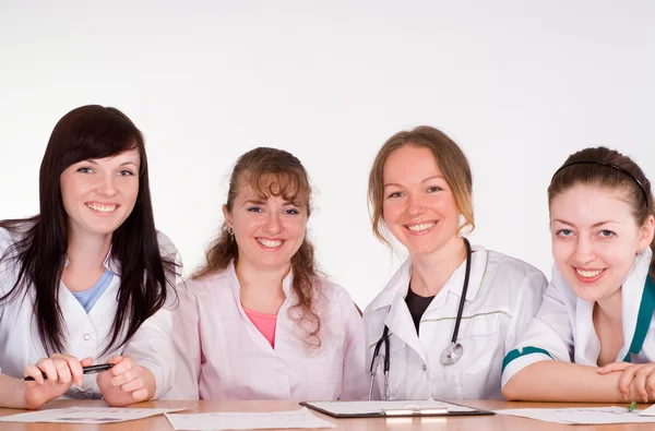 Doctors on conference — Stock Photo, Image