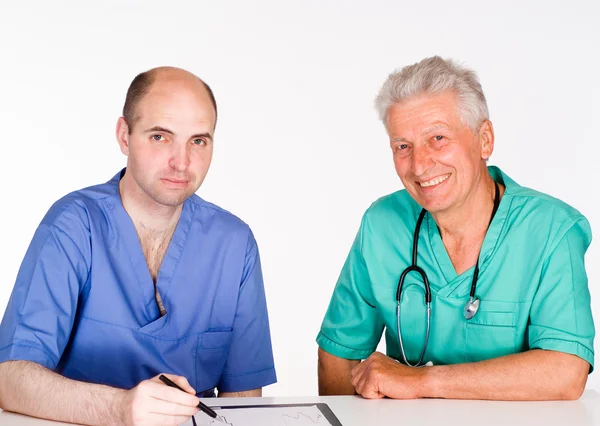 Två läkare samråd — Stockfoto