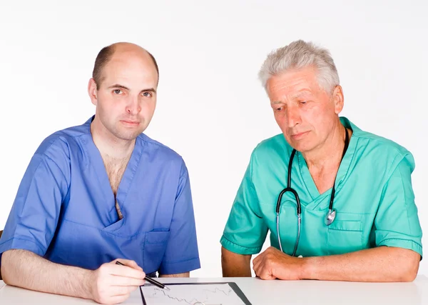 Due medici di consulenza — Foto Stock