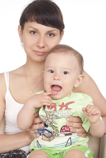 Maminka a její miminko — Stock fotografie