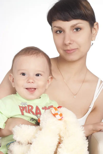 Güzel anne ile bebek — Stok fotoğraf