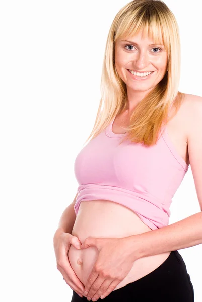 Mujer embarazada saludable —  Fotos de Stock