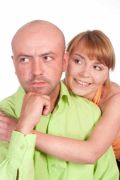 Lovely couple posing — Stock Photo, Image