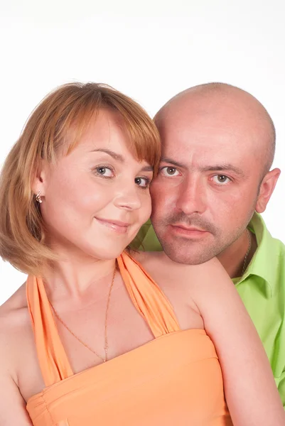 Niedliches Paar posiert — Stockfoto
