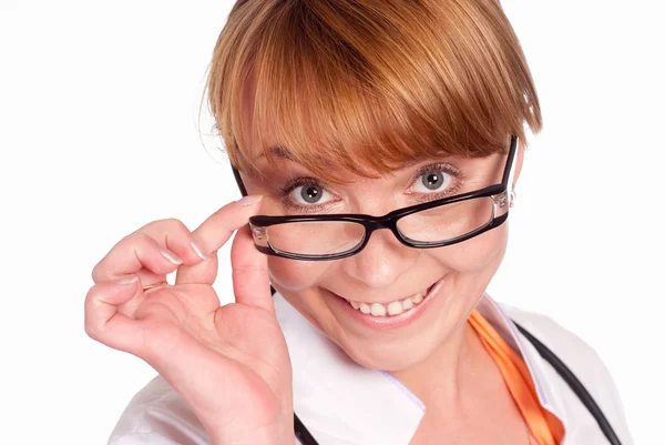 Arzt mit Brille — Stockfoto